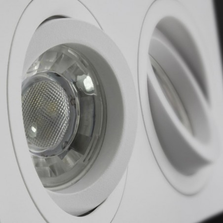 Encastré de plafond Helium (2 lumieres)