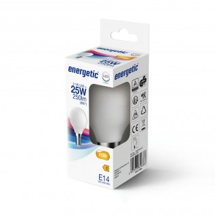 Ampoule LED E14 G45 2700K (2.1W)