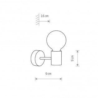 Applique murale Radius