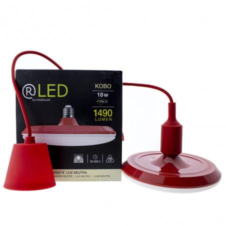 Porte-lampe + Ampoule Rouge