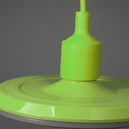 Porte-lampe + Ampoule Vert