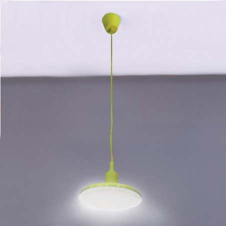Porte-lampe + Ampoule Vert