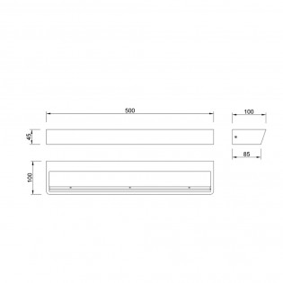 Aplique de pared LED Altea...