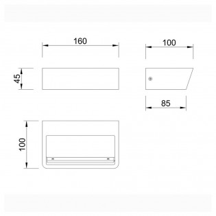Aplique de pared LED Altea...