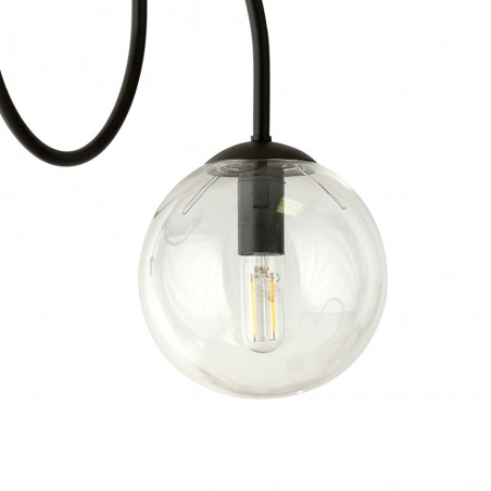 Plafonnier Giorgio Transparent (4 lumieres)