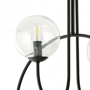 Plafonnier Giorgio Transparent (4 lumieres)