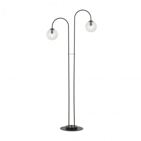 Lampadaire Giorgio Transparent (2 lumieres)