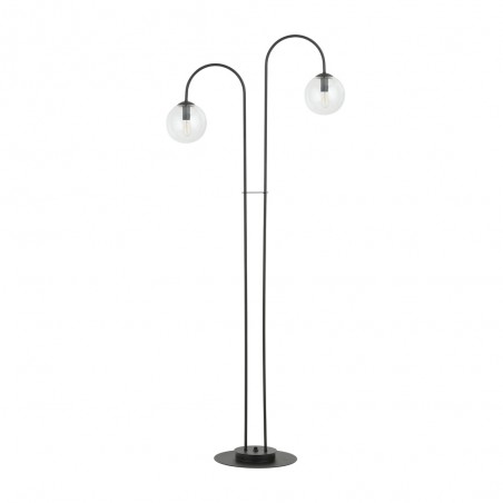 Lampadaire Giorgio Transparent (2 lumieres)