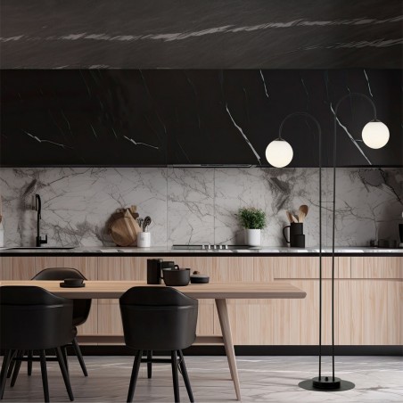 Lampadaire Giorgio Opale (2 lumieres)