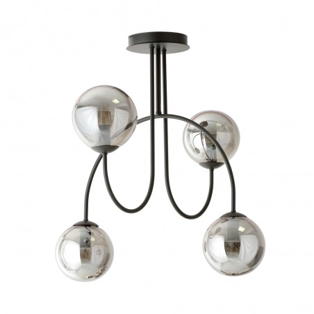 Plafonnier Giorgio Graphite (4 lumieres)