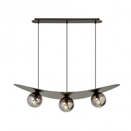 Lampe de plafond Camerino Graphite (3 lumieres)