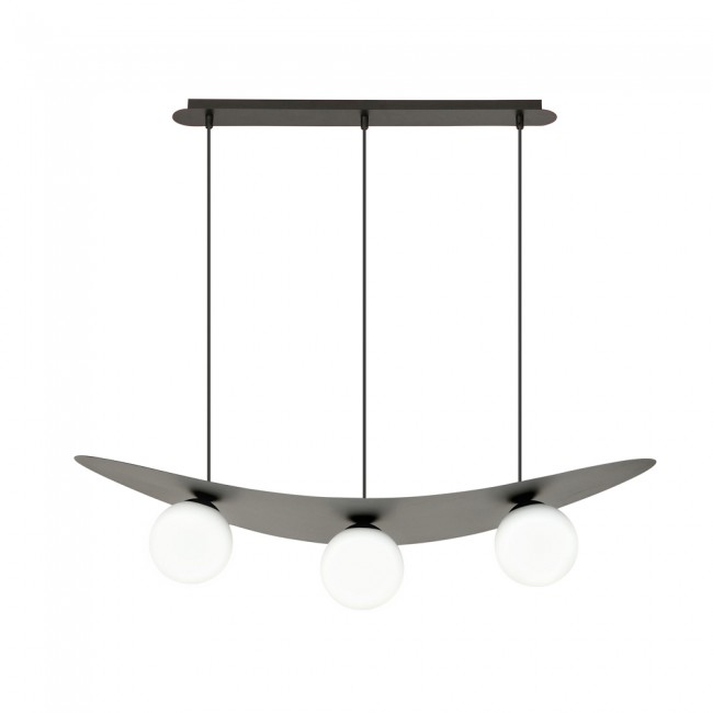 Lampe de plafond Camerino Opal (3 lumieres)