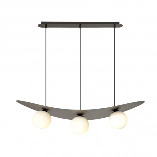 Lampe de plafond Camerino Opal (3 lumieres)