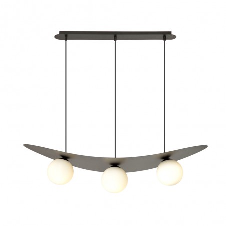 Lampe de plafond Camerino Opal (3 lumieres)