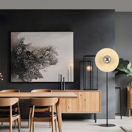 Lampadaire Loston Graphite