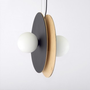 Lampe de plafond Loston Opal (4 lumieres)