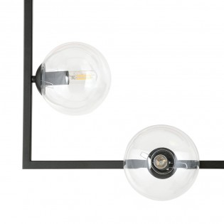 Plafonnier Ventara Transparent (4 lumieres)