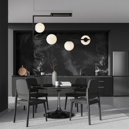 Plafonnier Ventara Opale (4 lumieres)