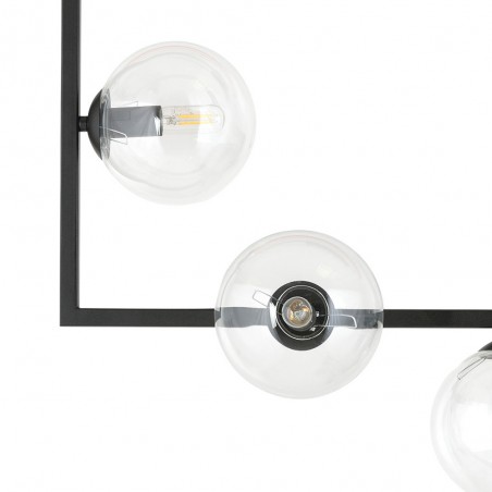 Plafonnier Ventara Transparent (5 lumieres)