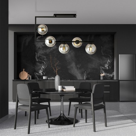 Plafonnier Ventara Graphite (5 lumieres)