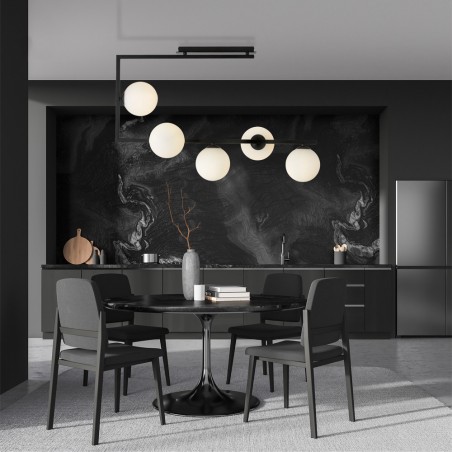 Plafonnier Ventara Opale (5 lumieres)
