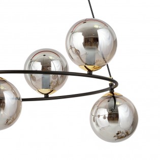 Lampe de plafond Laster Graphite (6 lumieres)