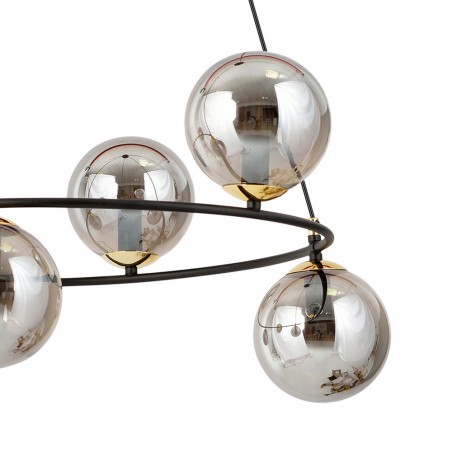 Lampe de plafond Laster Graphite (6 lumieres)