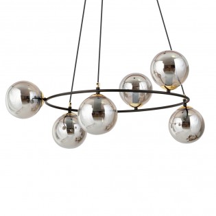 Lampe de plafond Laster Graphite (6 lumieres)