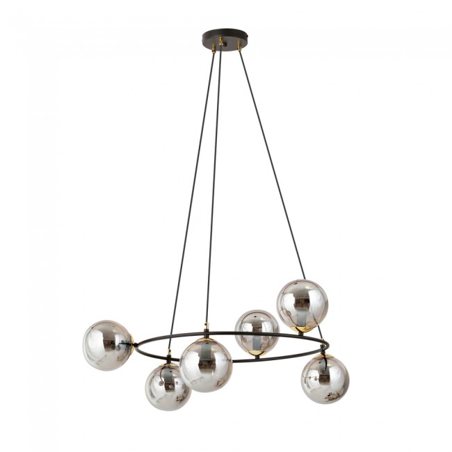 Lampe de plafond Laster Graphite (6 lumieres)