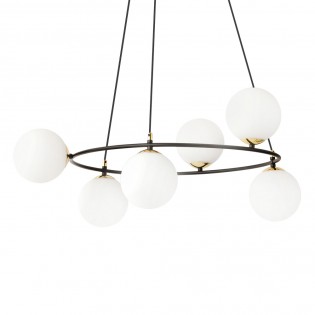 Lampe de plafond Laster Opale (6 lumieres)