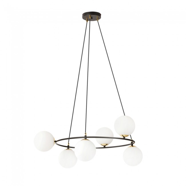 Lampe de plafond Laster Opale (6 lumieres)