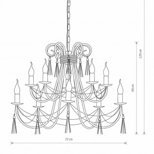 Lustre Twist (10 Lumieres)