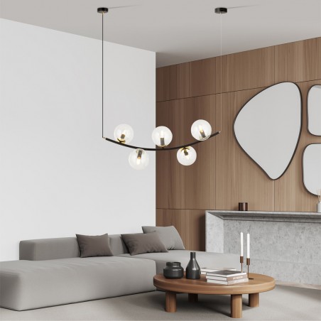Lampe de plafond Irenzo Transparent (5 lumières)