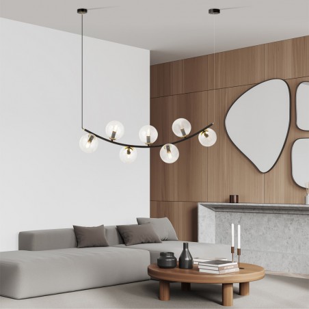 Lampe de plafond Irenzo Transparent (7 lumières)
