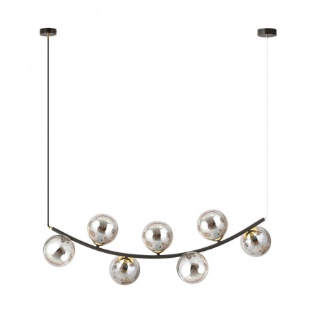 Lampe de plafond Irenzo Graphite (7 lumières)