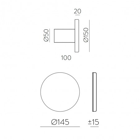 Applique Murale á LED Chamaleon Ceramique (10.5W)