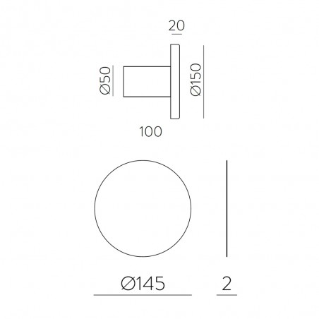 Applique Murale á LED Chamaleon (10.5W)