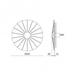 Applique Murale LED Eye M (21W)
