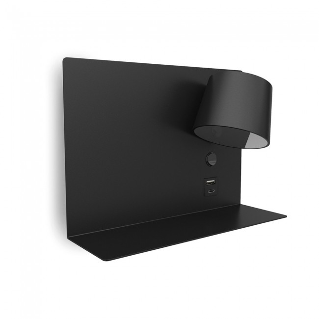 Applique LED avec interrupteur et USB Serene (6W) II
