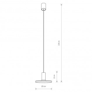 Lampe de plafond Hermanos III