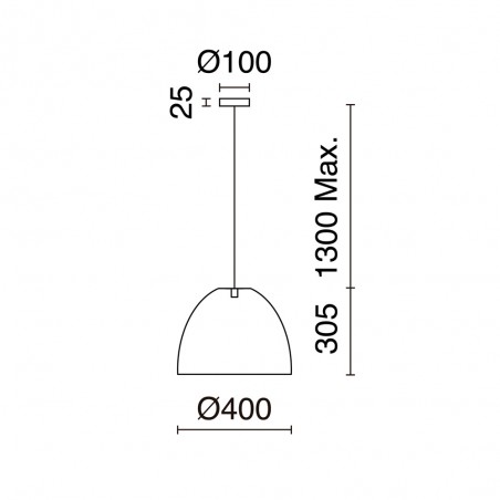 Lampe de plafond Vietnam S