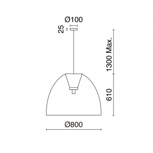 Lampe de plafond Vietnam Vietnam XL