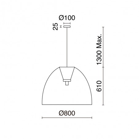 Lampe de plafond Vietnam Vietnam XL