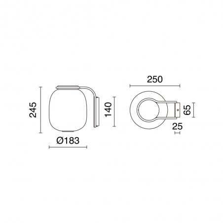 Applique Murale LED Krista (10W)