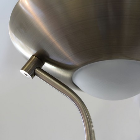 Lampadaire á LED Olimpia Cuir (18W+5W)