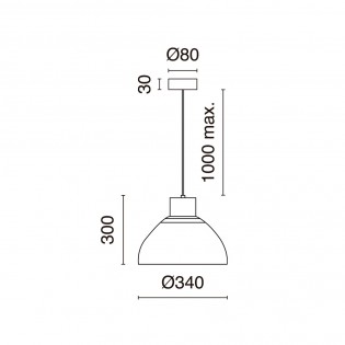 Lampe de suspension Valan