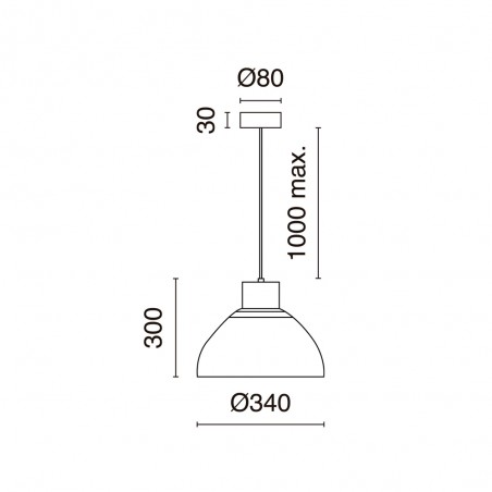 Lampe de suspension Valan