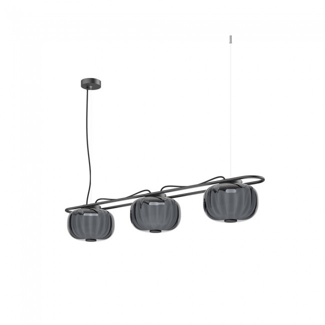 Lampe de plafond LED Krista Fumee (3x19W)