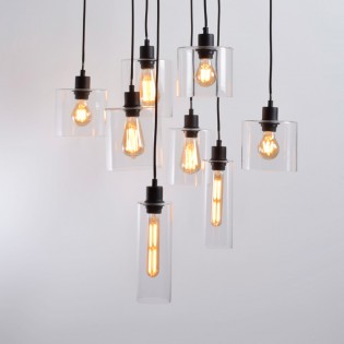 Lot x 8 ampoules E27 lampe de plafond Ilo-Ilo