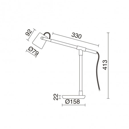 Lampe de bureau Branch